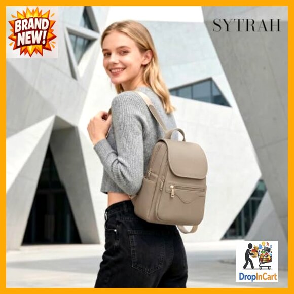 Mini Backpack Purse Vegan Leather Travel Daypack RFID Wallet Tablet Sleeve main image 6